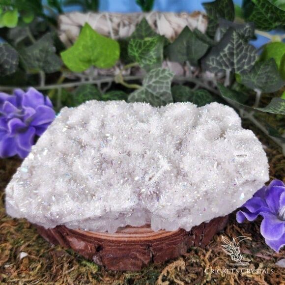 Angel Aura Quartz Crystal Cluster #5 - Picture 1 of 5